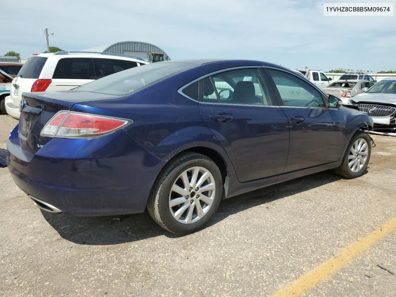 1YVHZ8CB8B5M09674 2011 Mazda 6 S