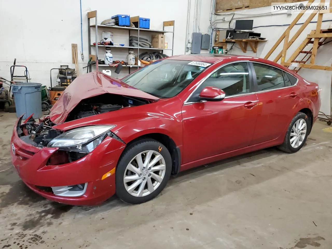 1YVHZ8CHXB5M02651 2011 Mazda 6 I