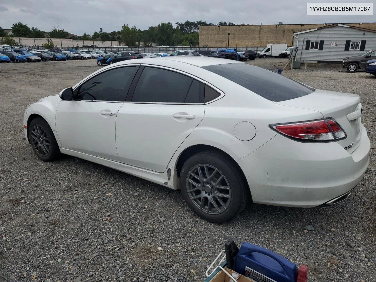 1YVHZ8CB0B5M17087 2011 Mazda 6 S