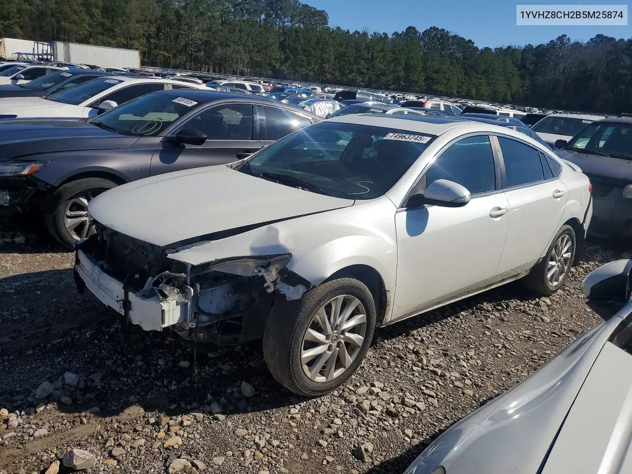 1YVHZ8CH2B5M25874 2011 Mazda 6 I