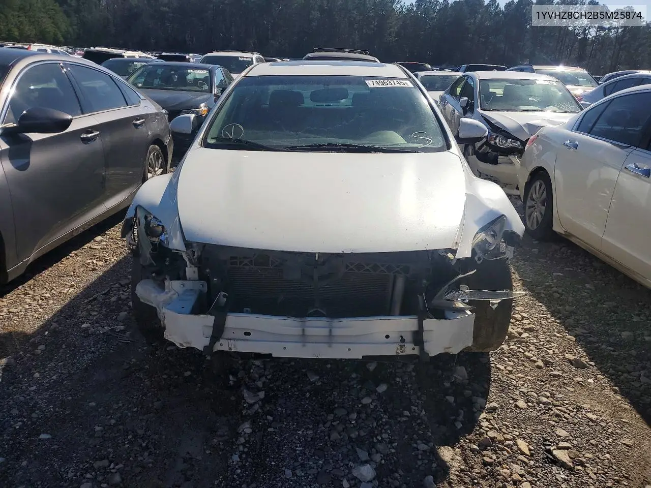 1YVHZ8CH2B5M25874 2011 Mazda 6 I