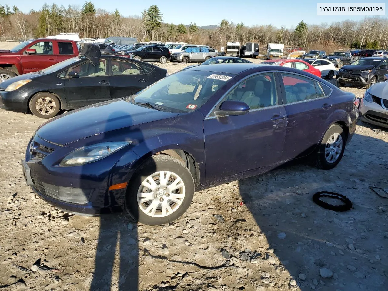 2011 Mazda 6 I VIN: 1YVHZ8BH5B5M08195 Lot: 80872204