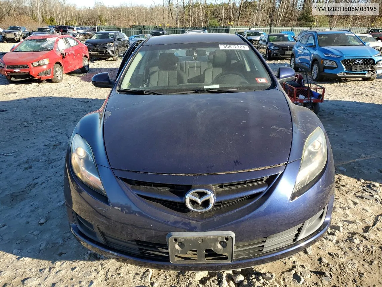 2011 Mazda 6 I VIN: 1YVHZ8BH5B5M08195 Lot: 80872204