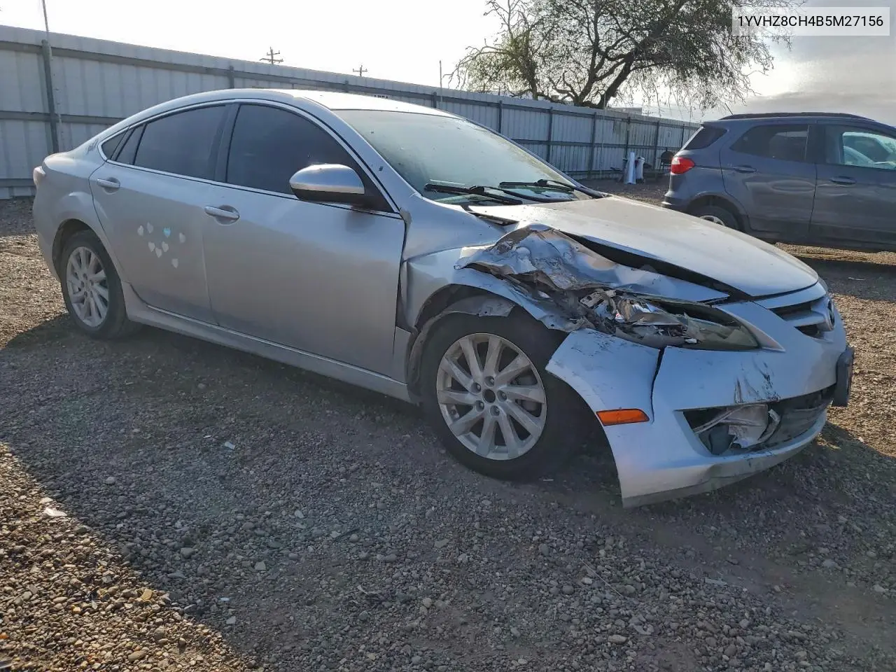 1YVHZ8CH4B5M27156 2011 Mazda 6 I