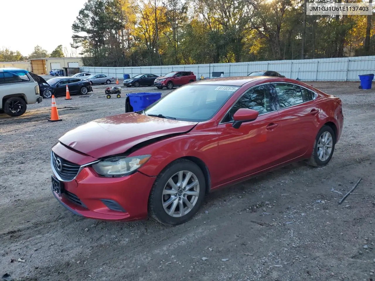 JM1GJ1U61E1137403 2014 Mazda 6 Sport
