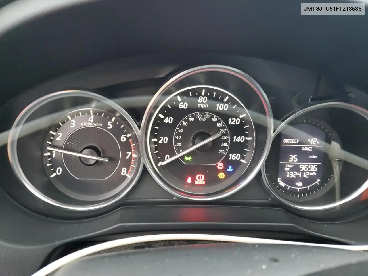 JM1GJ1U51F1218538 2015 Mazda 6 Sport