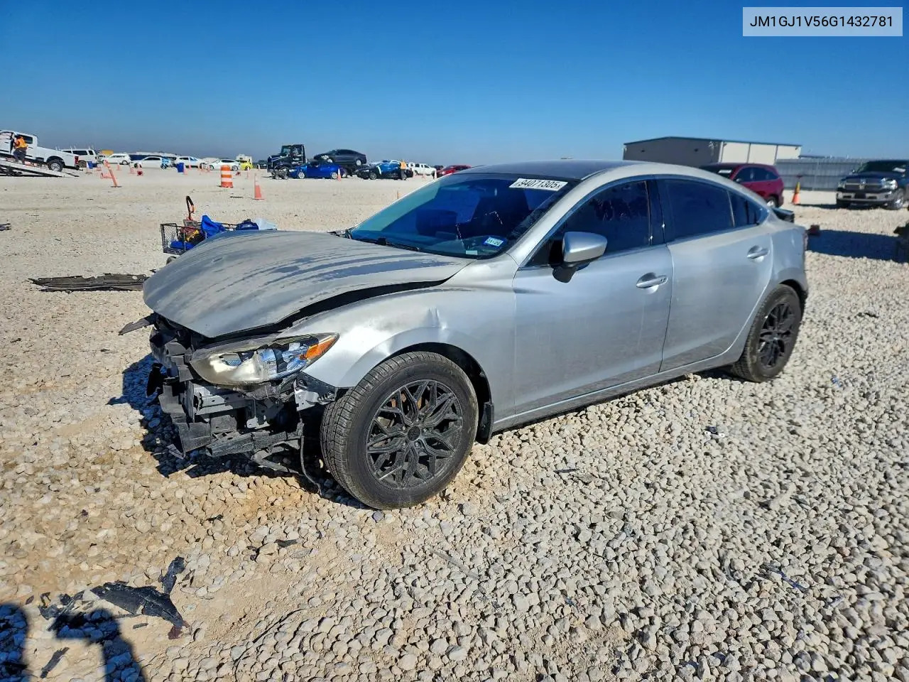 JM1GJ1V56G1432781 2016 Mazda 6 Touring