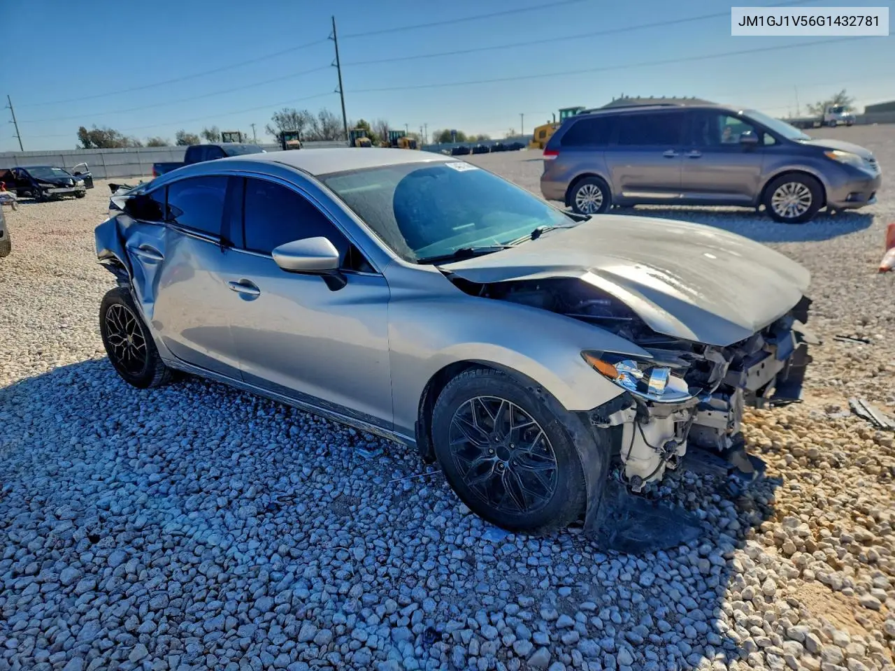 JM1GJ1V56G1432781 2016 Mazda 6 Touring