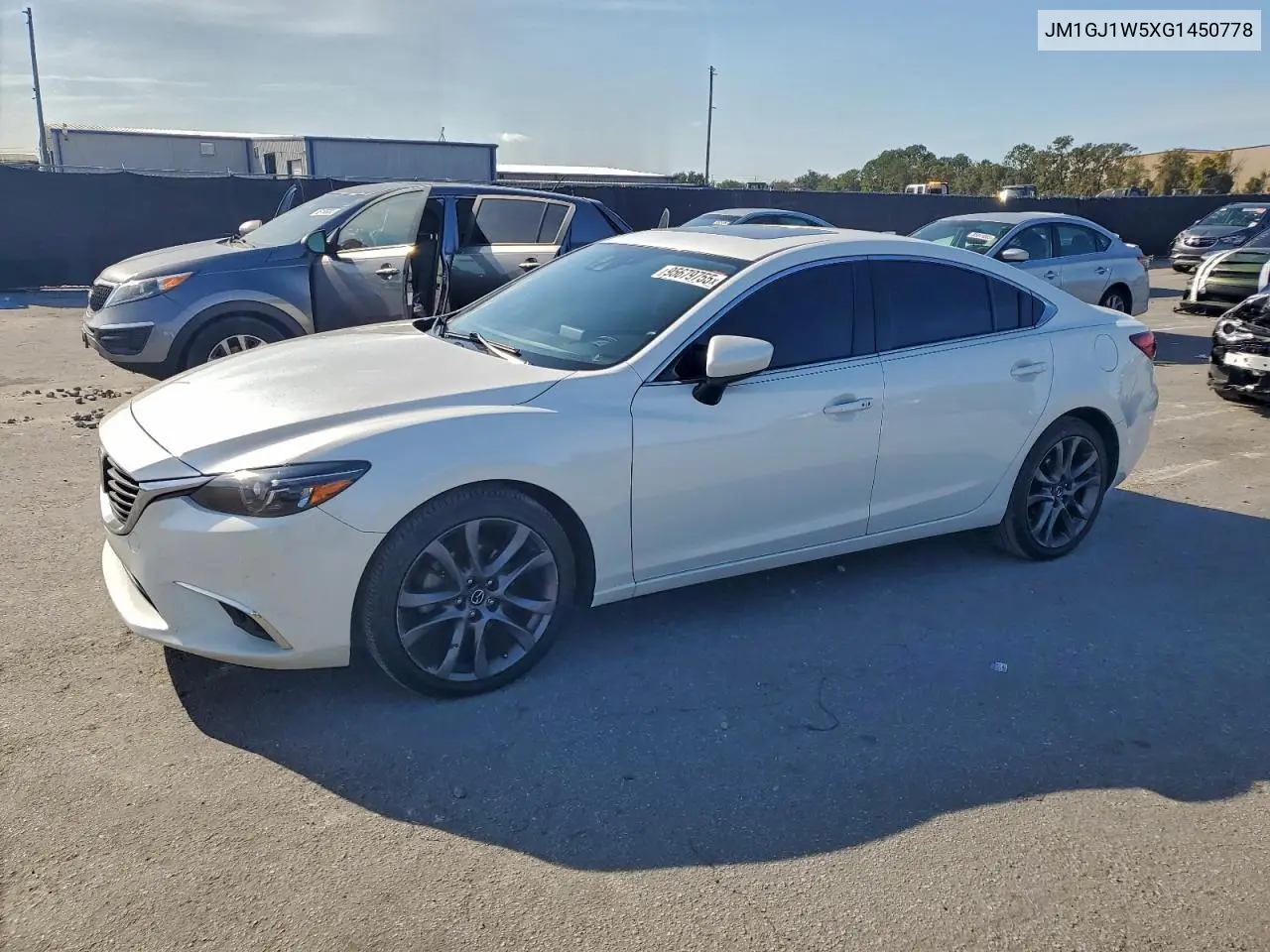 JM1GJ1W5XG1450778 2016 Mazda 6 Grand Touring