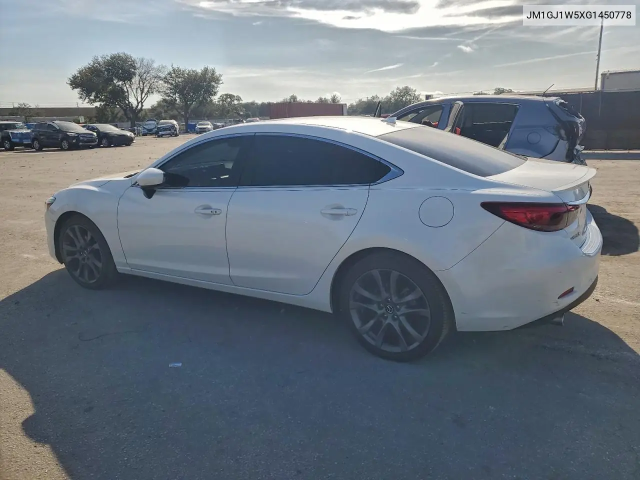 JM1GJ1W5XG1450778 2016 Mazda 6 Grand Touring