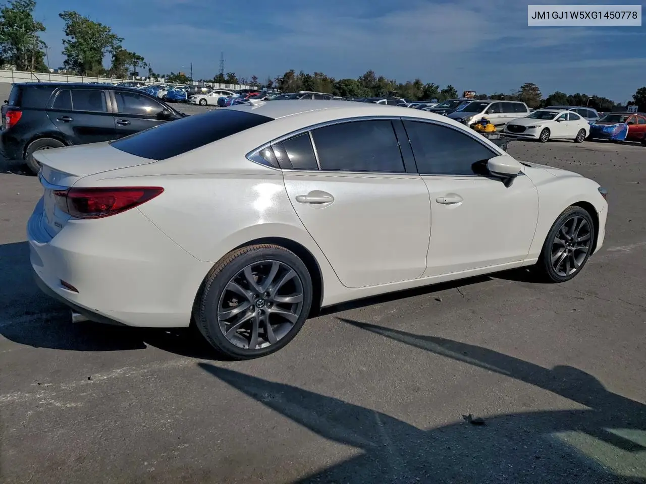 JM1GJ1W5XG1450778 2016 Mazda 6 Grand Touring