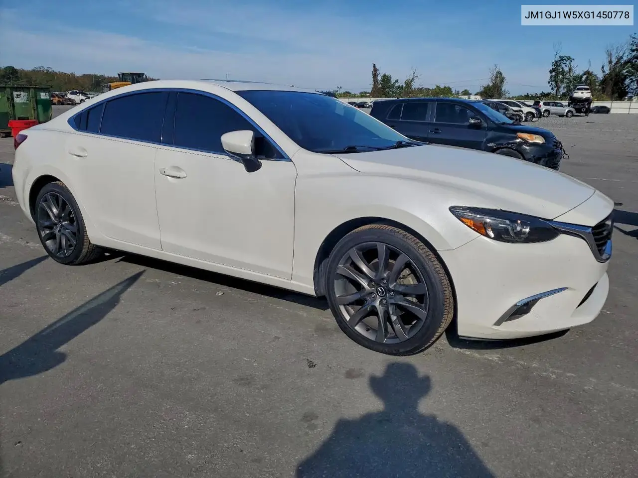 JM1GJ1W5XG1450778 2016 Mazda 6 Grand Touring