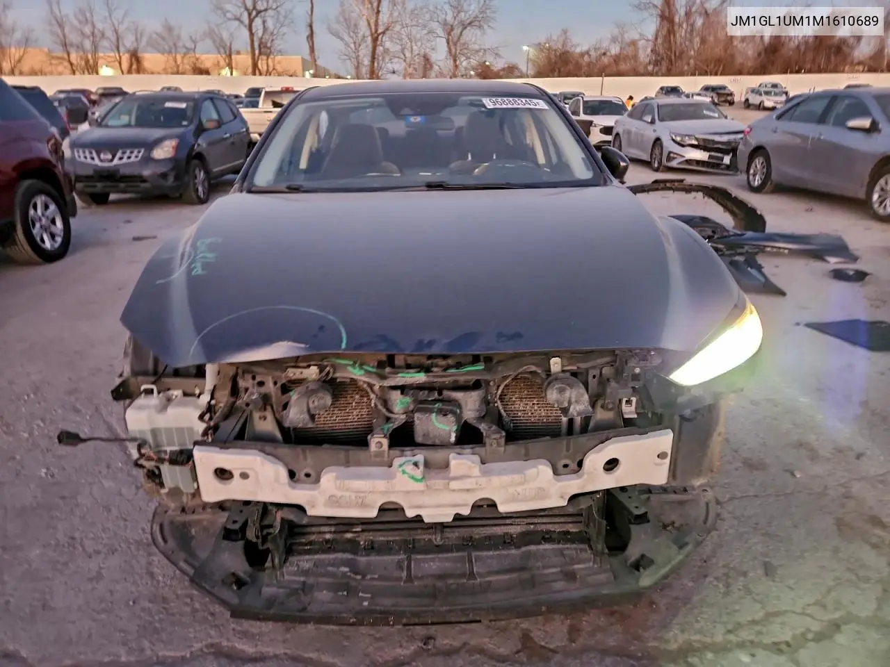 JM1GL1UM1M1610689 2021 Mazda 6 Sport