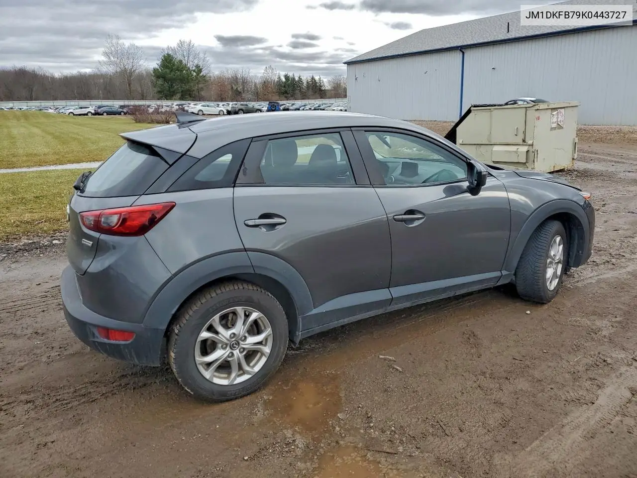 JM1DKFB79K0443727 2019 Mazda Cx-3 Sport