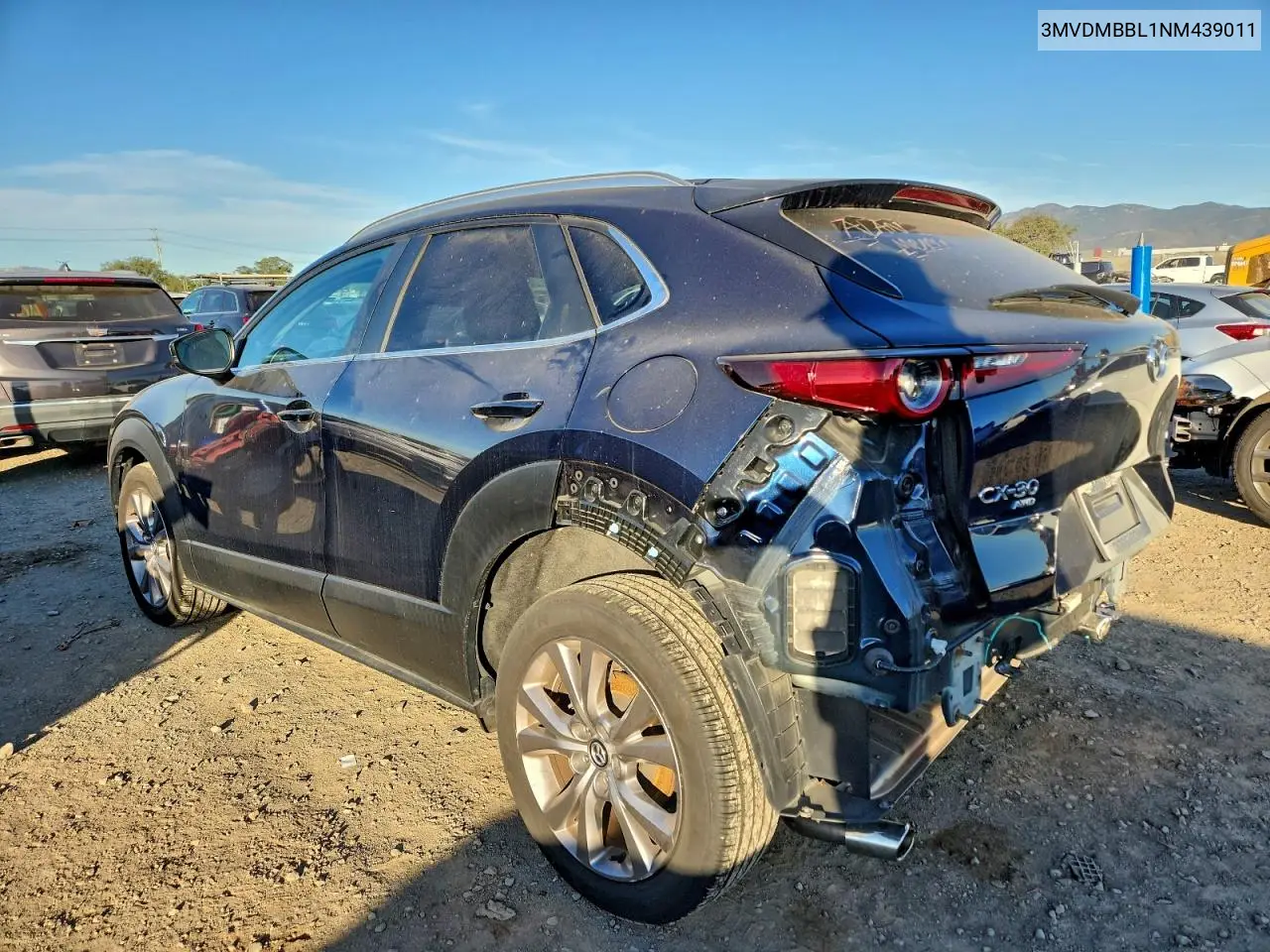 3MVDMBBL1NM439011 2022 Mazda Cx-30 Select