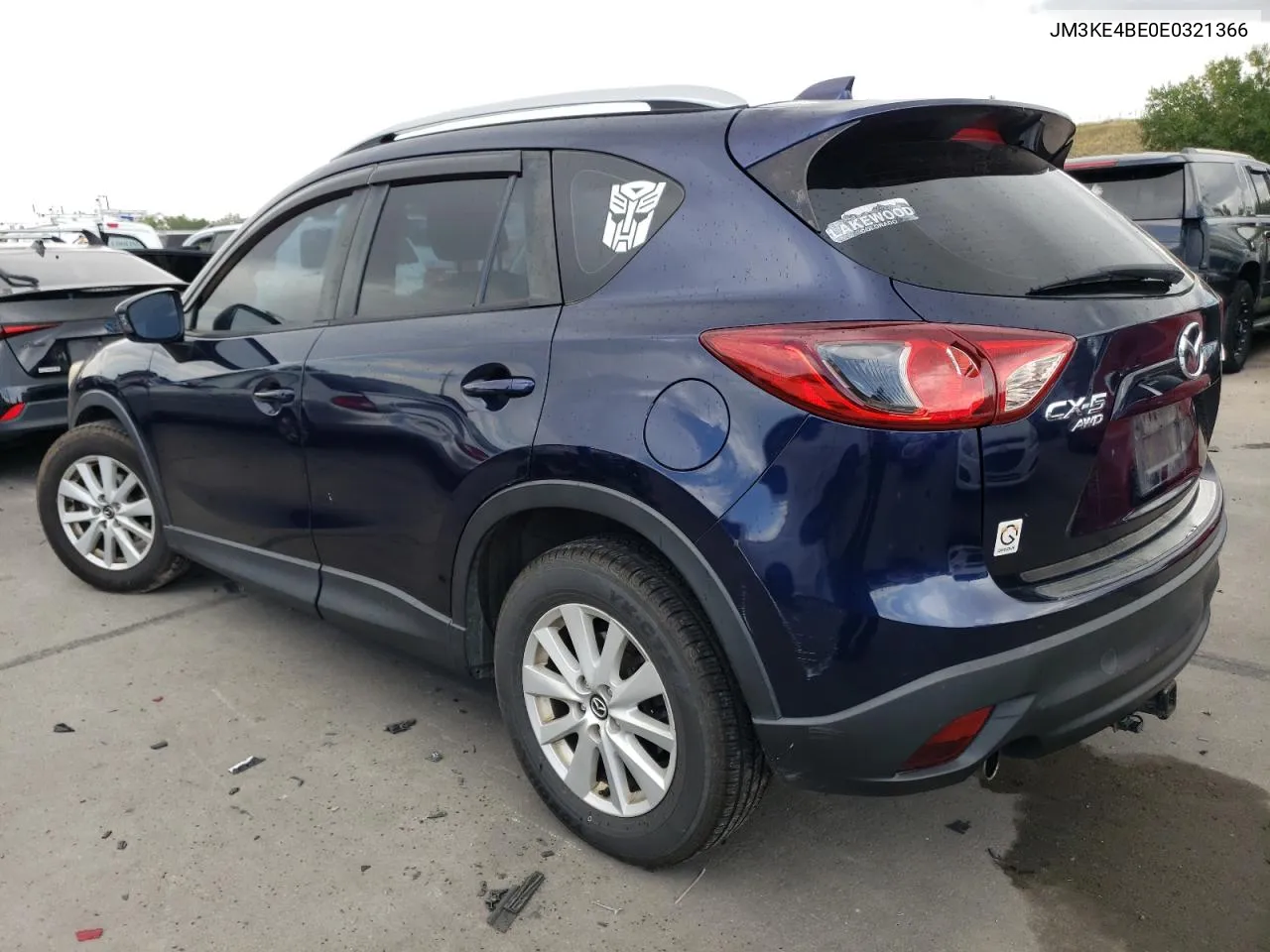 2014 Mazda Cx-5 Sport VIN: JM3KE4BE0E0321366 Lot: 69827144