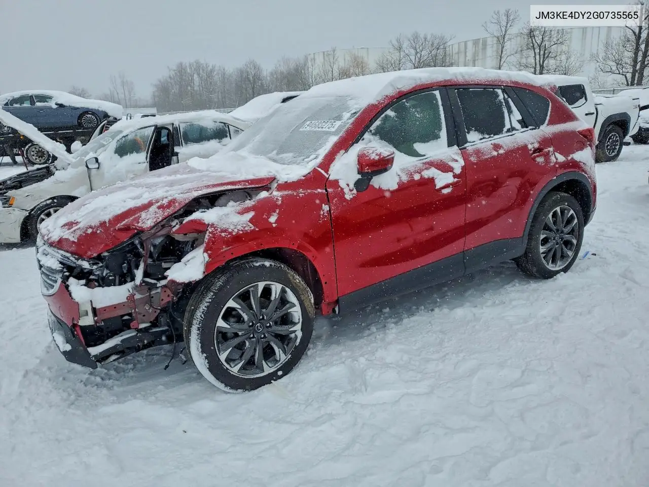 JM3KE4DY2G0735565 2016 Mazda Cx-5 Gt
