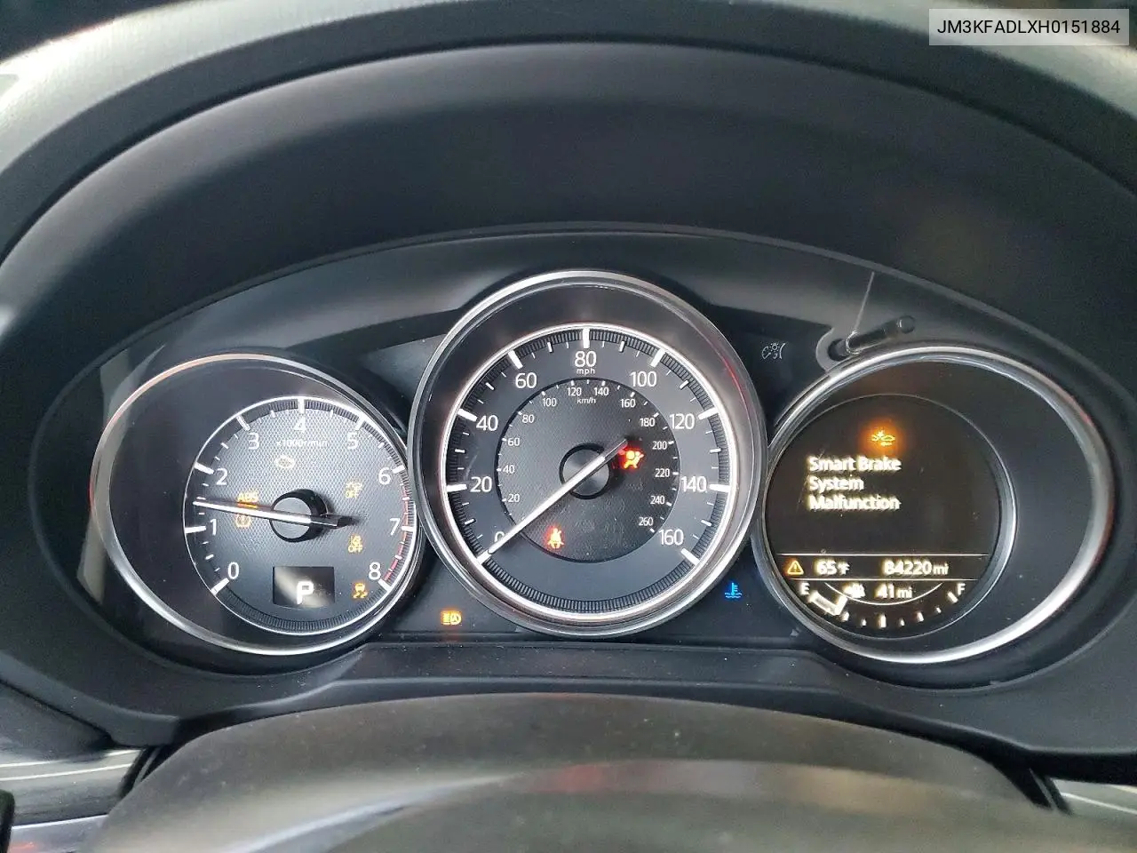 JM3KFADLXH0151884 2017 Mazda Cx-5 Grand Touring