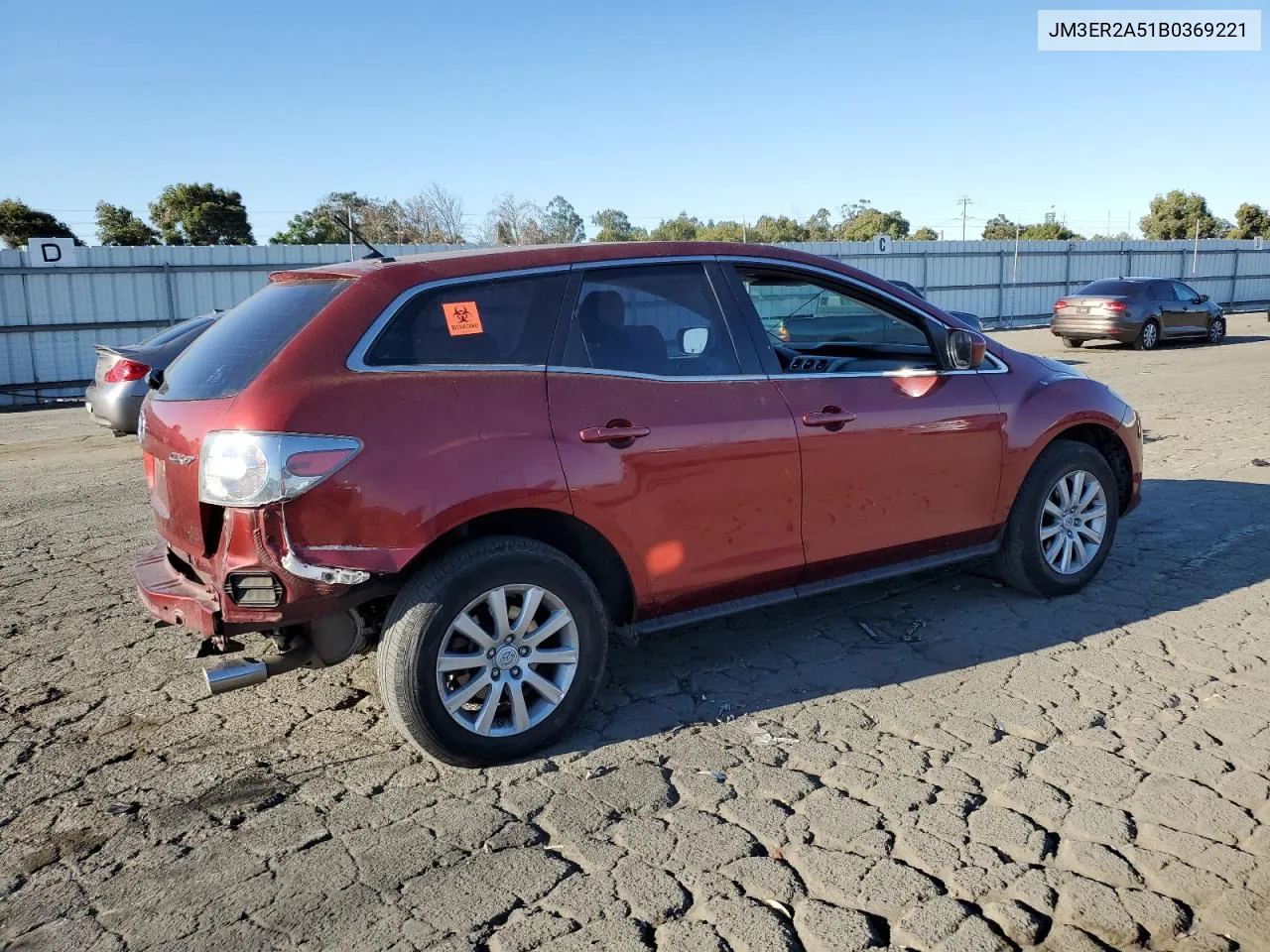 JM3ER2A51B0369221 2011 Mazda Cx-7