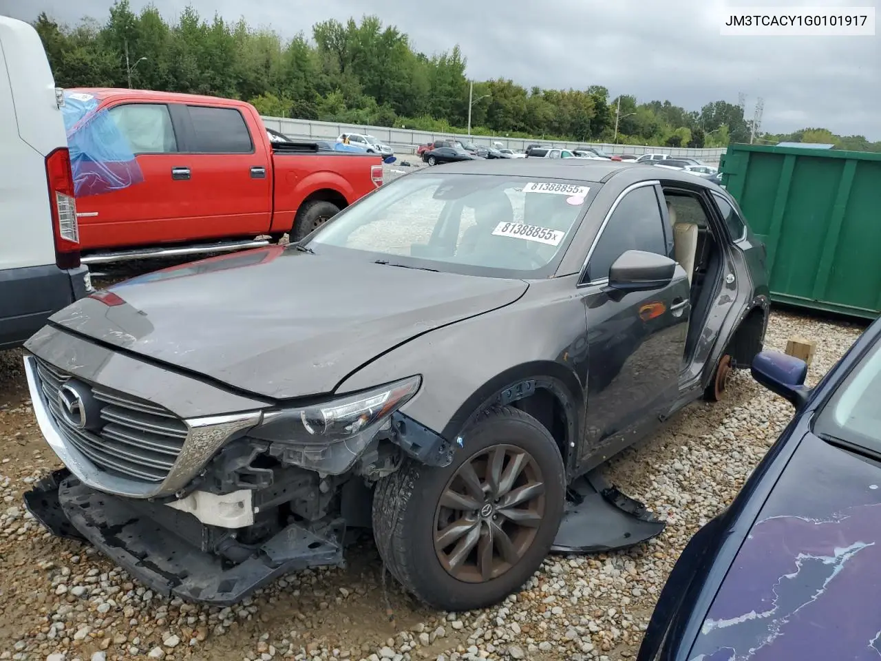JM3TCACY1G0101917 2016 Mazda Cx-9 Touring