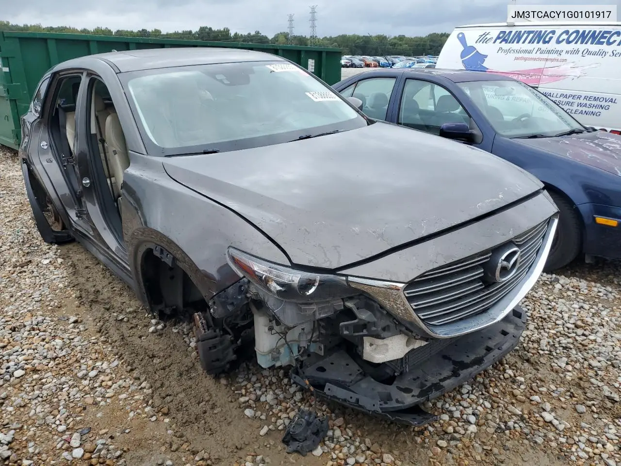 JM3TCACY1G0101917 2016 Mazda Cx-9 Touring