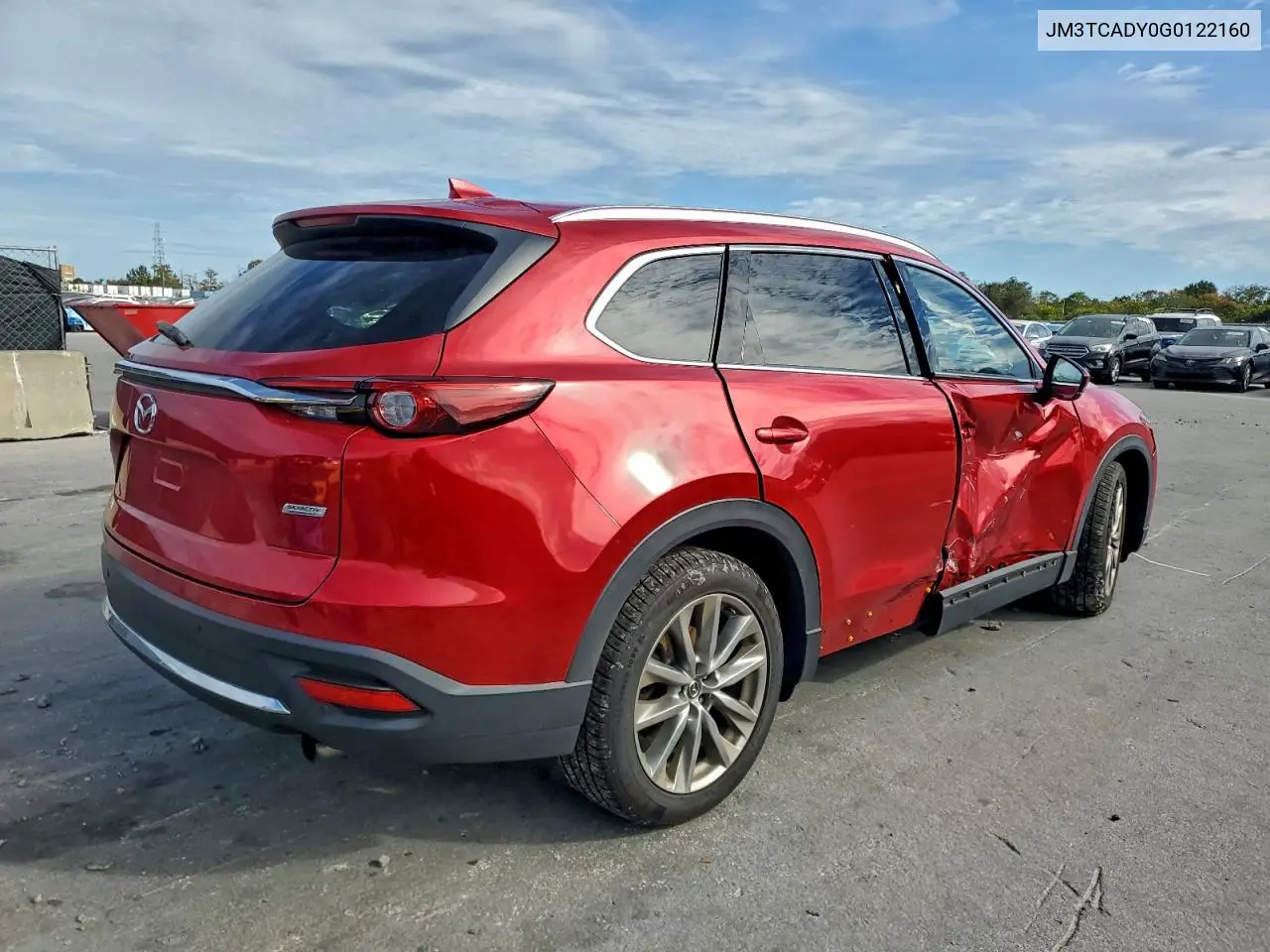 JM3TCADY0G0122160 2016 Mazda Cx-9 Grand Touring