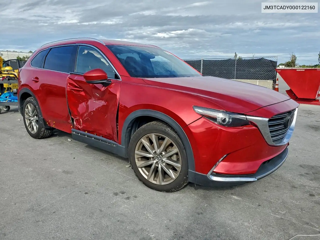 JM3TCADY0G0122160 2016 Mazda Cx-9 Grand Touring
