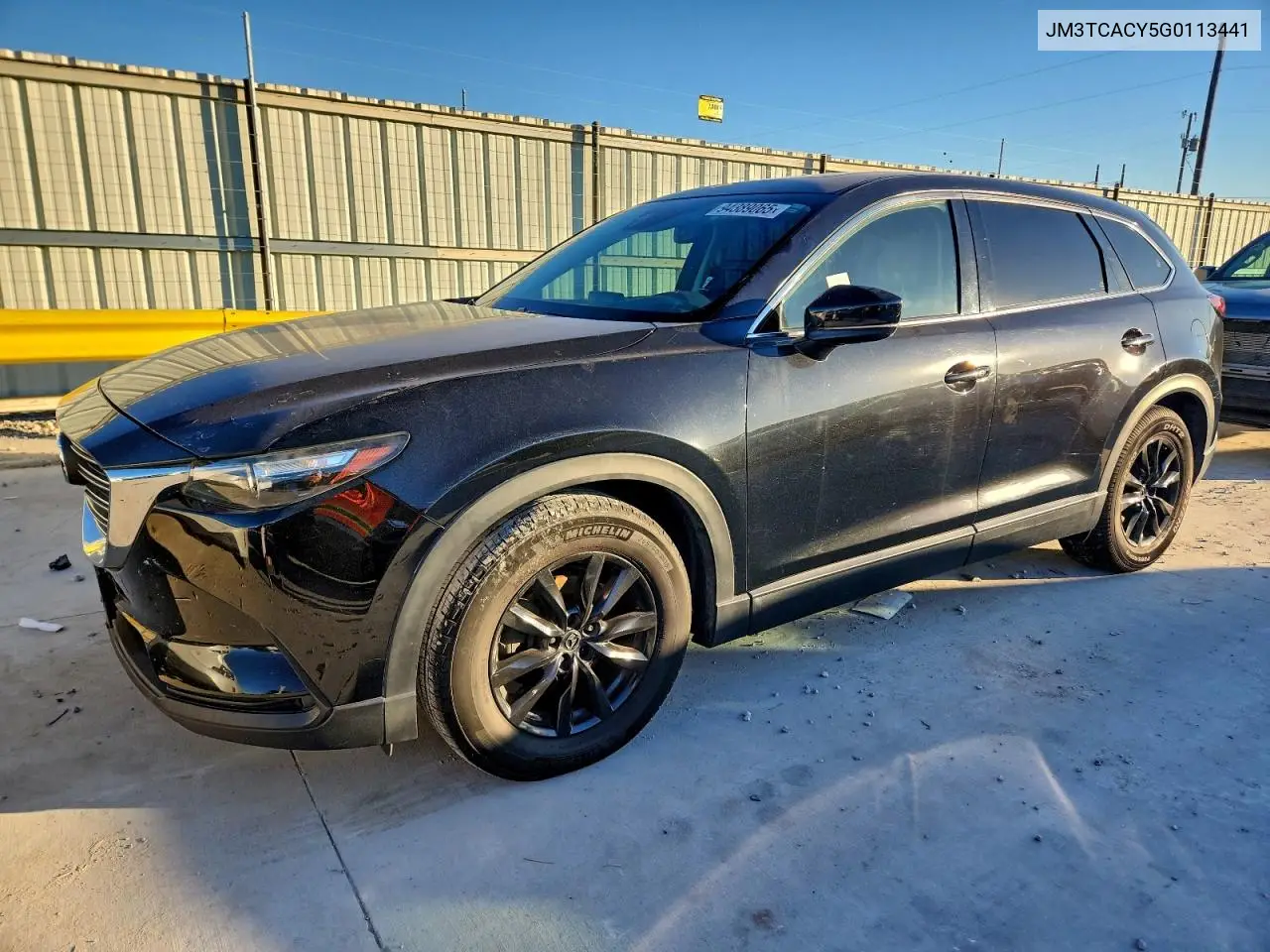JM3TCACY5G0113441 2016 Mazda Cx-9 Touring