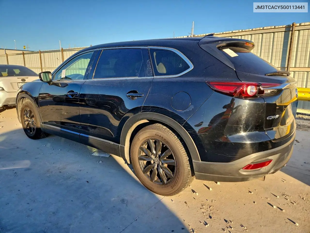 JM3TCACY5G0113441 2016 Mazda Cx-9 Touring
