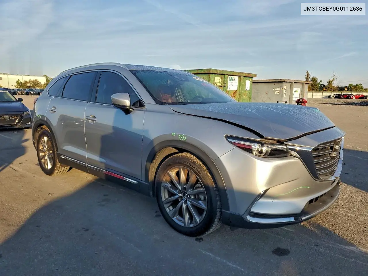 JM3TCBEY0G0112636 2016 Mazda Cx-9 Signature