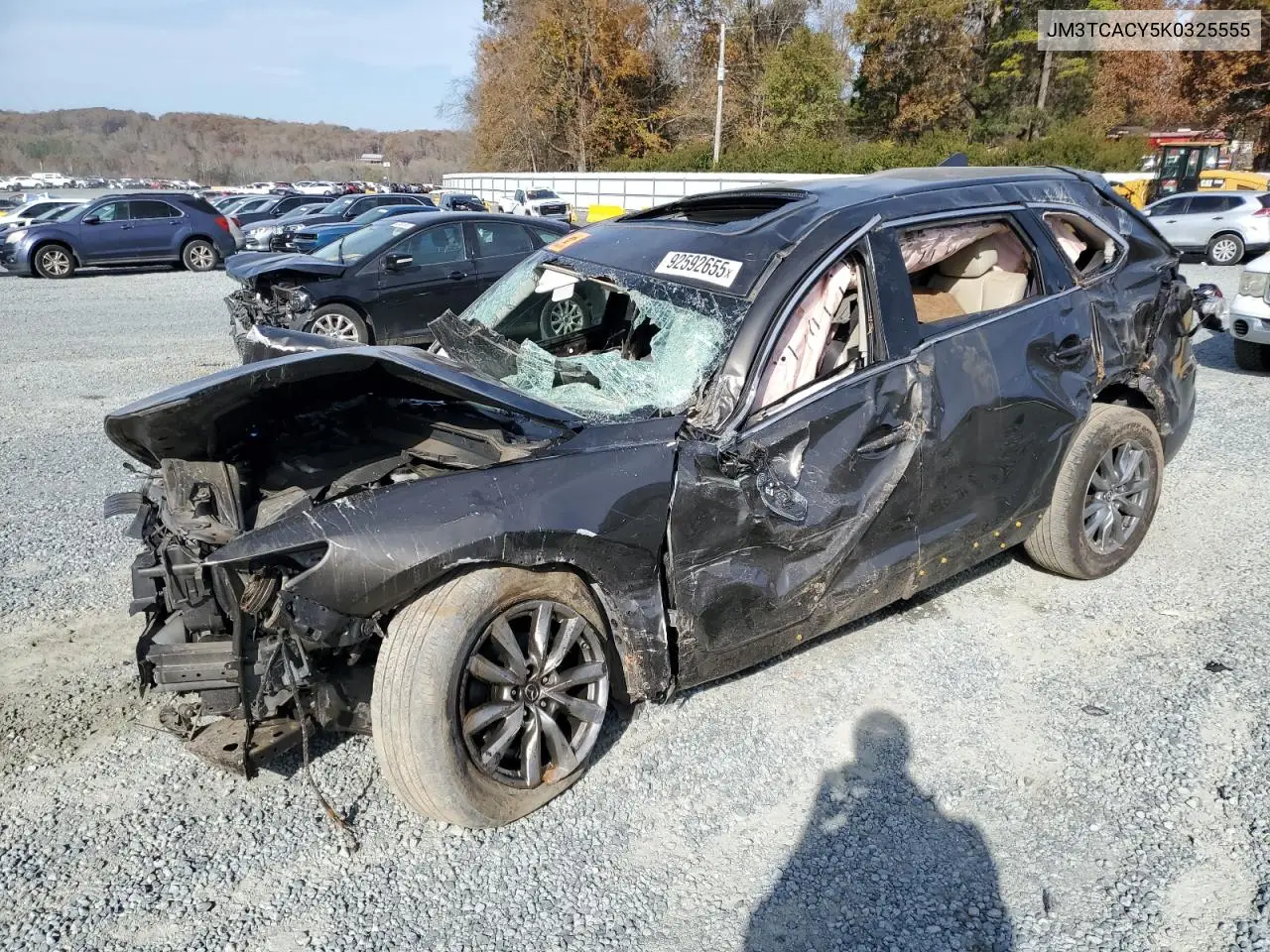 JM3TCACY5K0325555 2019 Mazda Cx-9 Touring