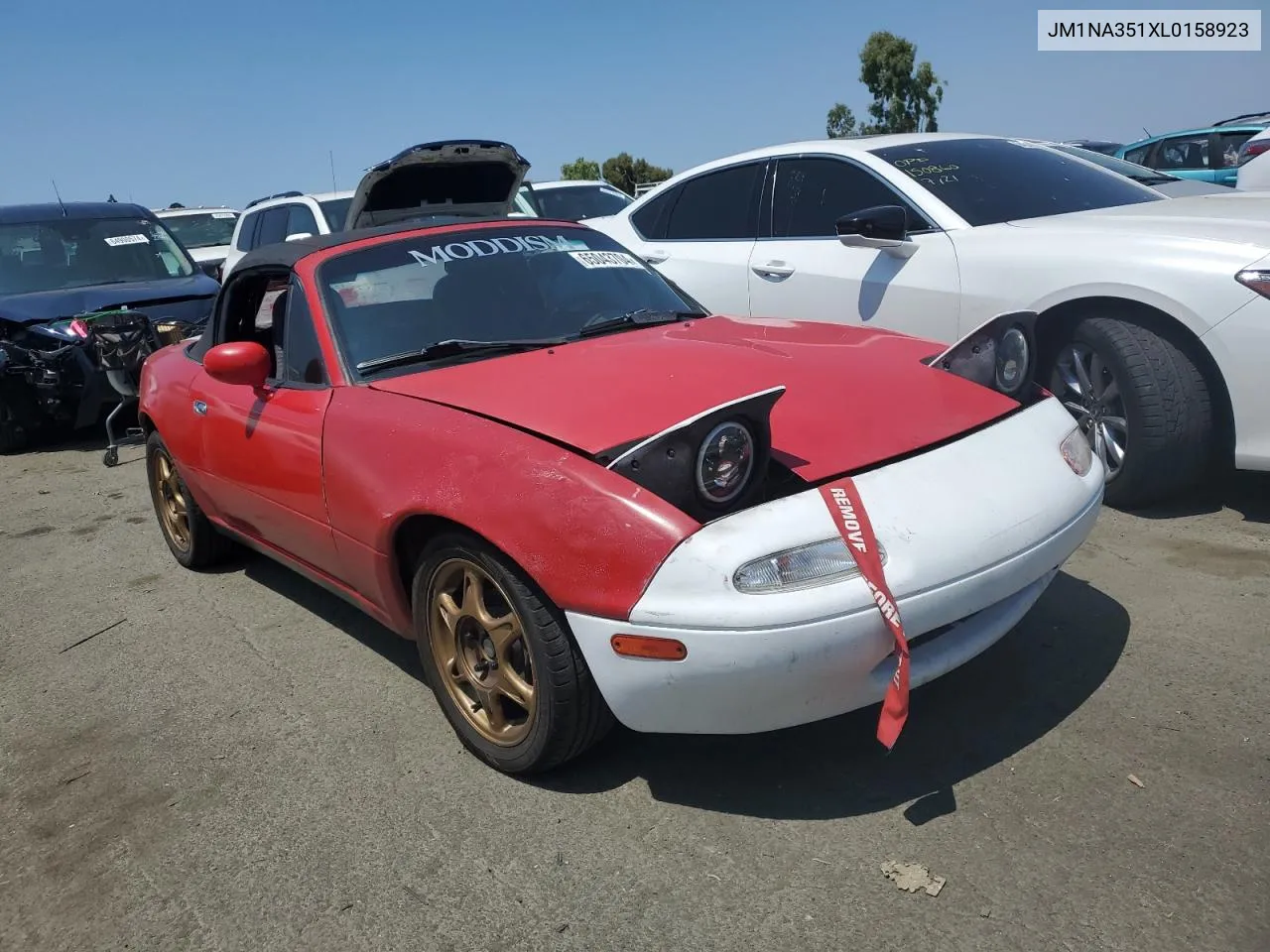 1990 Mazda Mx-5 Miata VIN: JM1NA351XL0158923 Lot: 65043704