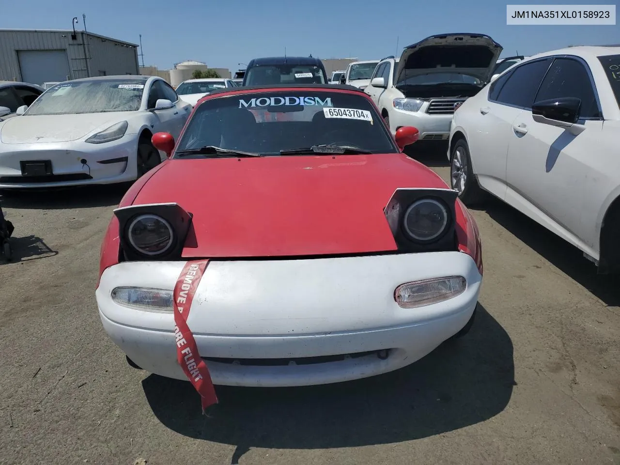 1990 Mazda Mx-5 Miata VIN: JM1NA351XL0158923 Lot: 65043704