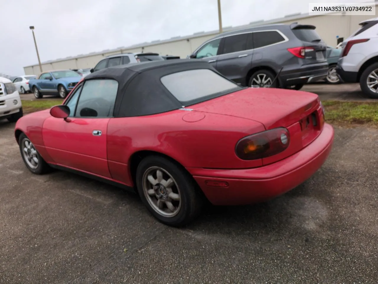 1997 Mazda Mx-5 Miata VIN: JM1NA3531V0734922 Lot: 74293684