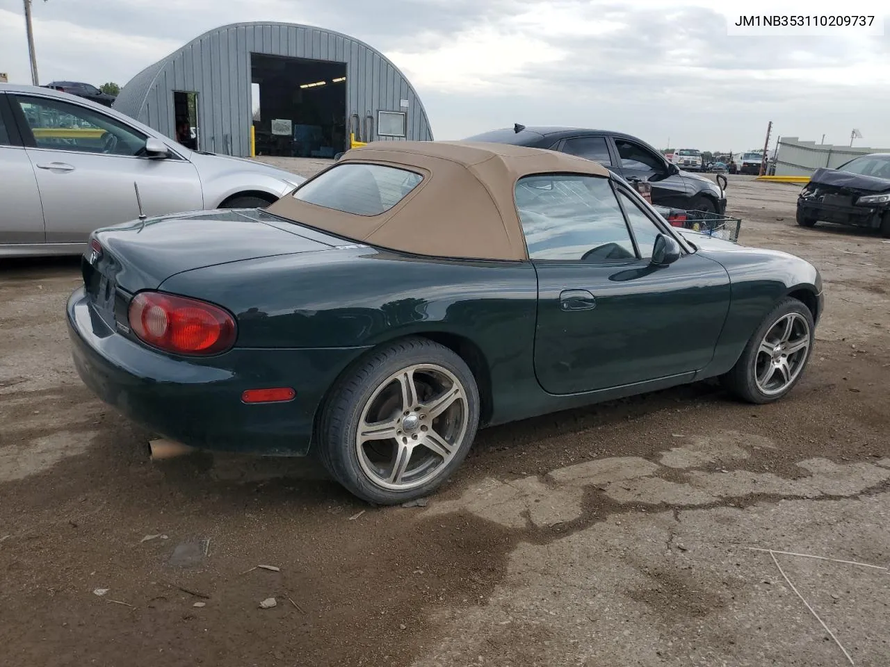 2001 Mazda Mx-5 Miata Base VIN: JM1NB353110209737 Lot: 63184344