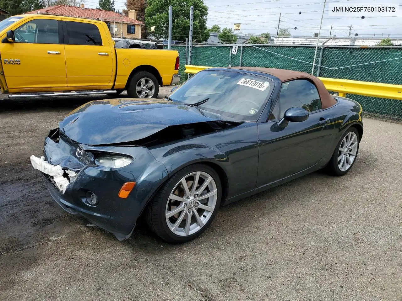 2006 Mazda Mx-5 Miata VIN: JM1NC25F760103172 Lot: 56612016