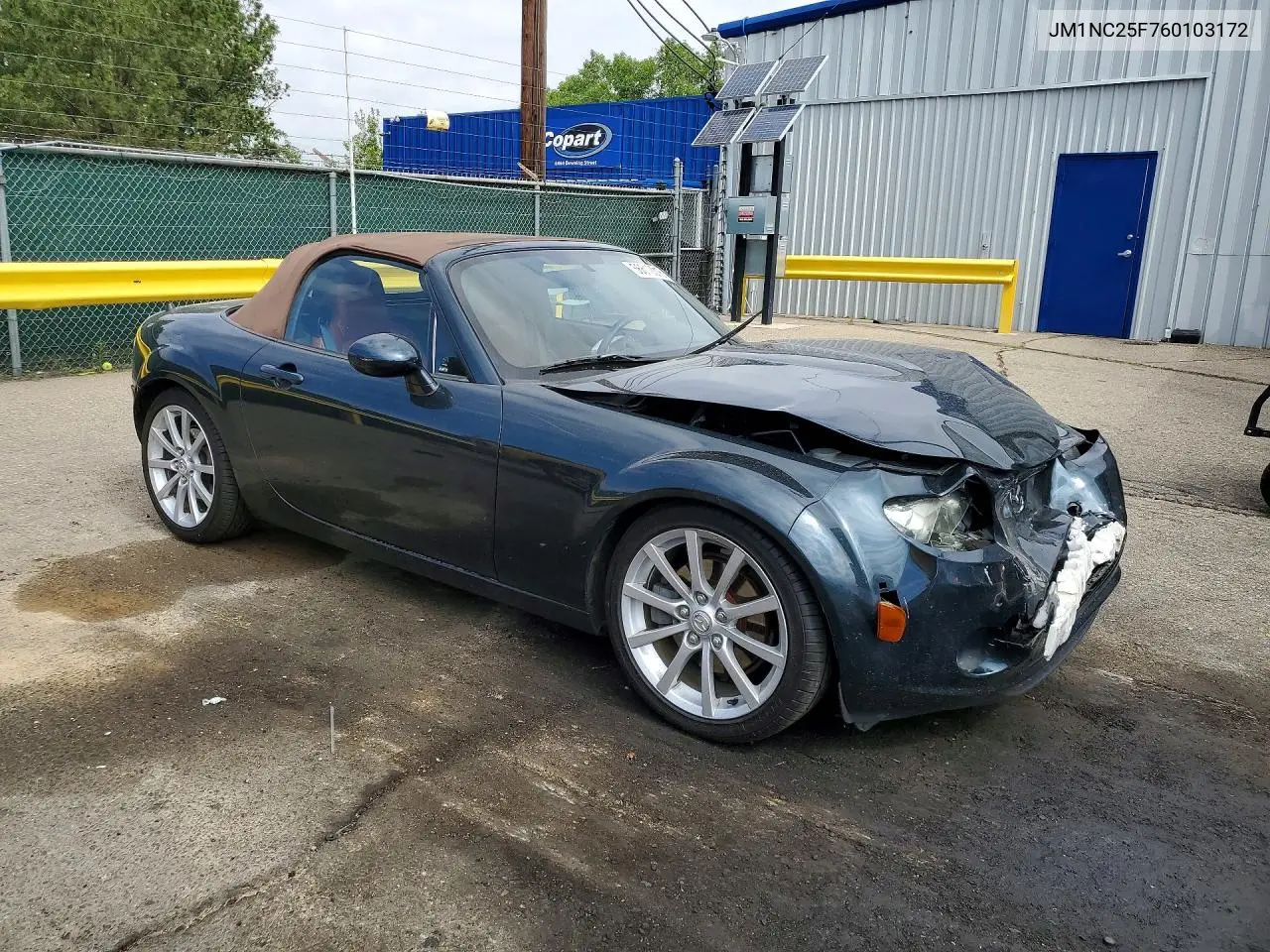 2006 Mazda Mx-5 Miata VIN: JM1NC25F760103172 Lot: 56612016