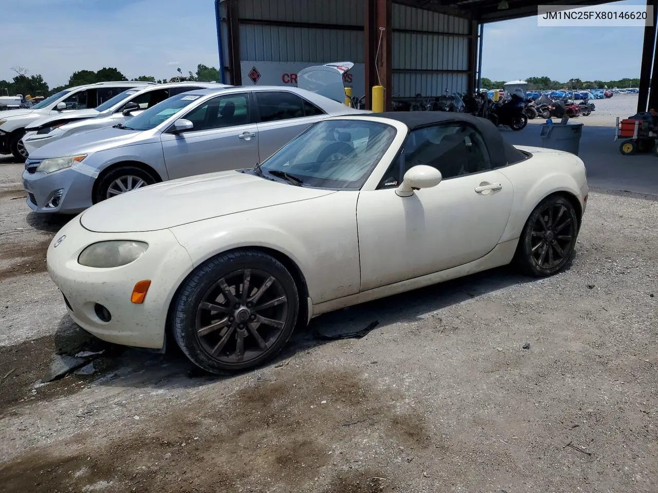 2008 Mazda Mx-5 Miata VIN: JM1NC25FX80146620 Lot: 56594076