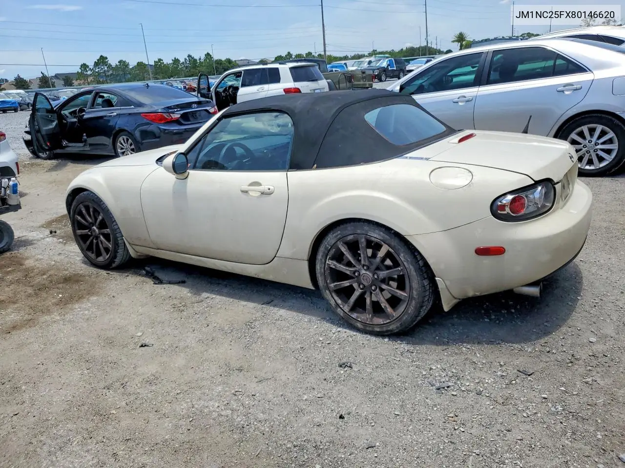 2008 Mazda Mx-5 Miata VIN: JM1NC25FX80146620 Lot: 56594076