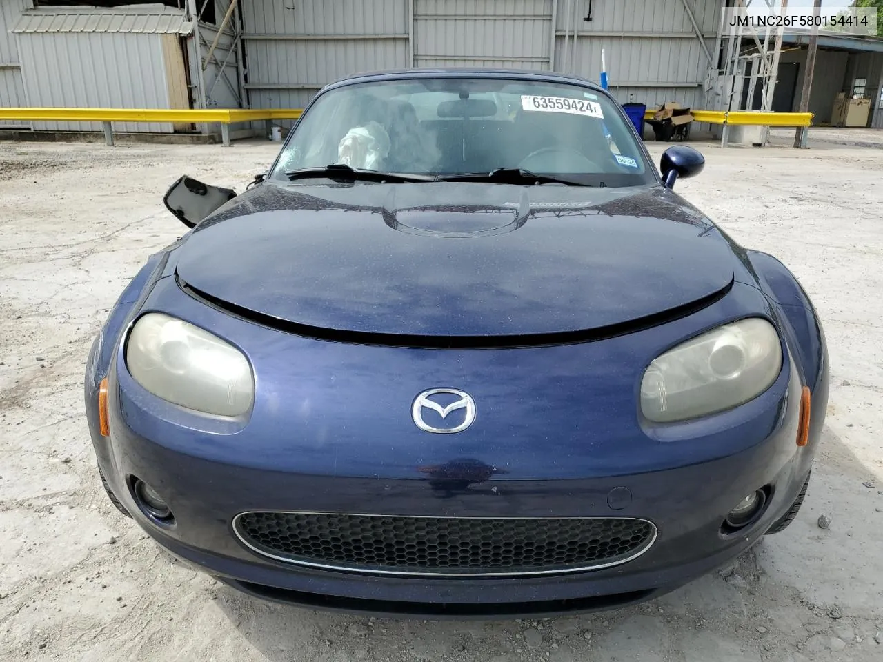 2008 Mazda Mx-5 Miata VIN: JM1NC26F580154414 Lot: 63559424