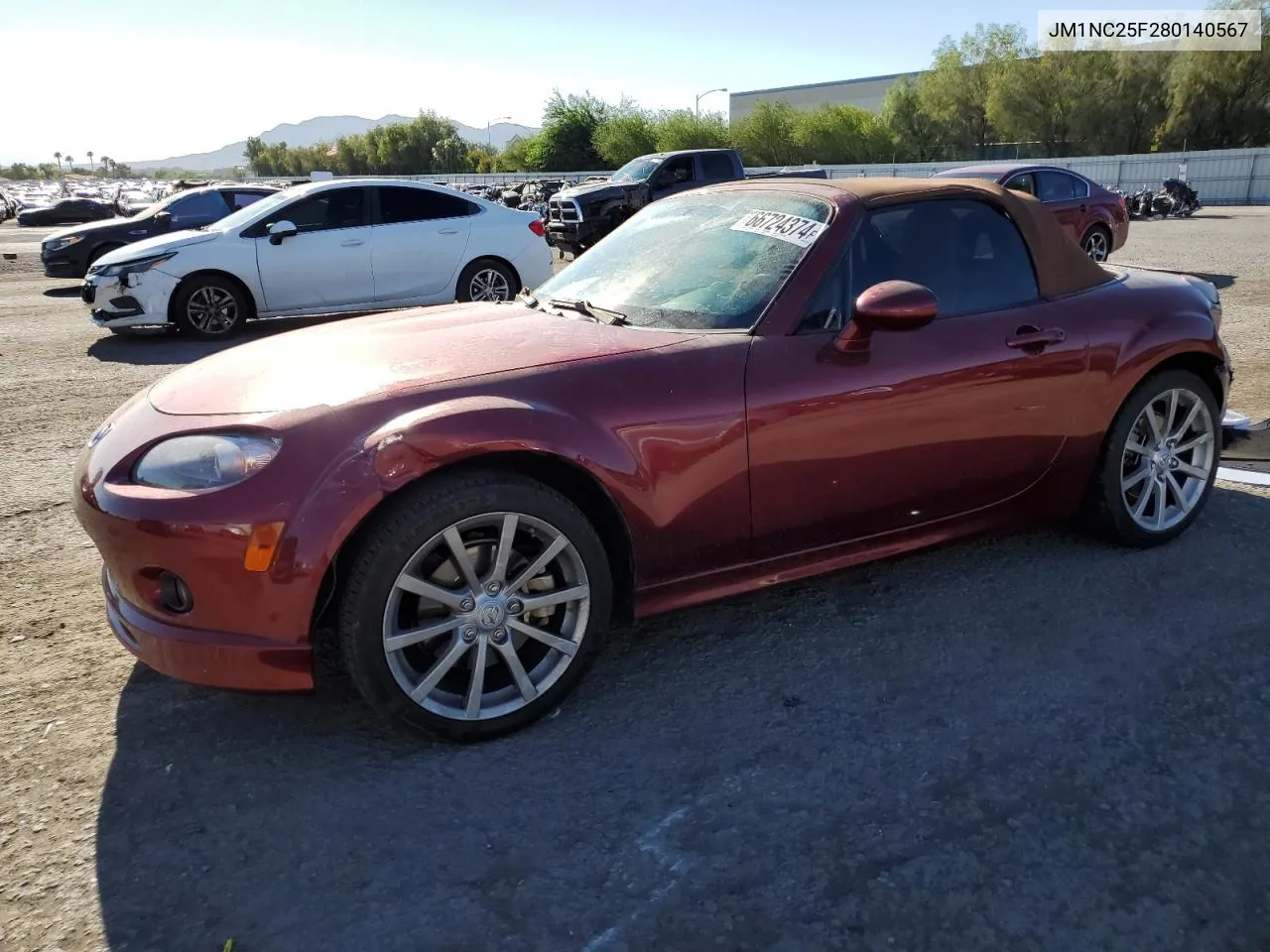 JM1NC25F280140567 2008 Mazda Mx-5 Miata