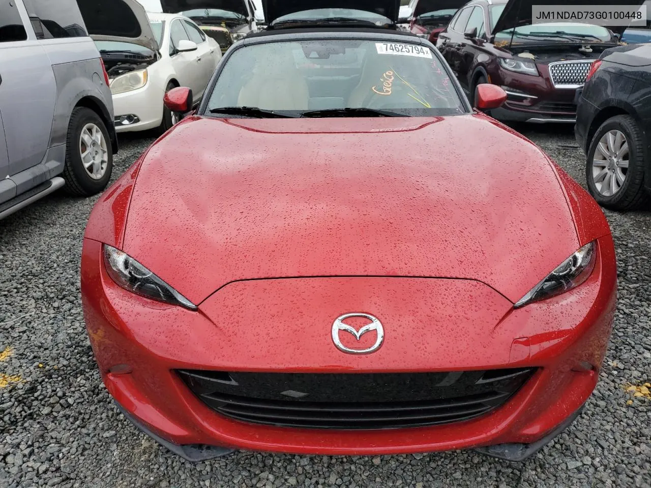 JM1NDAD73G0100448 2016 Mazda Mx-5 Miata Grand Touring