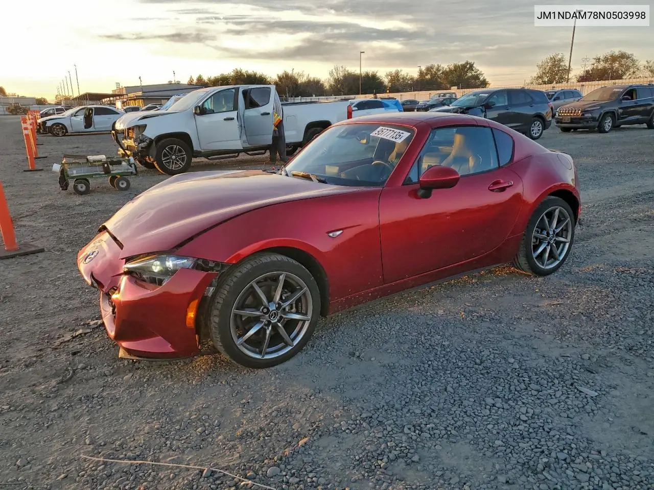 JM1NDAM78N0503998 2022 Mazda Mx-5 Miata Grand Touring