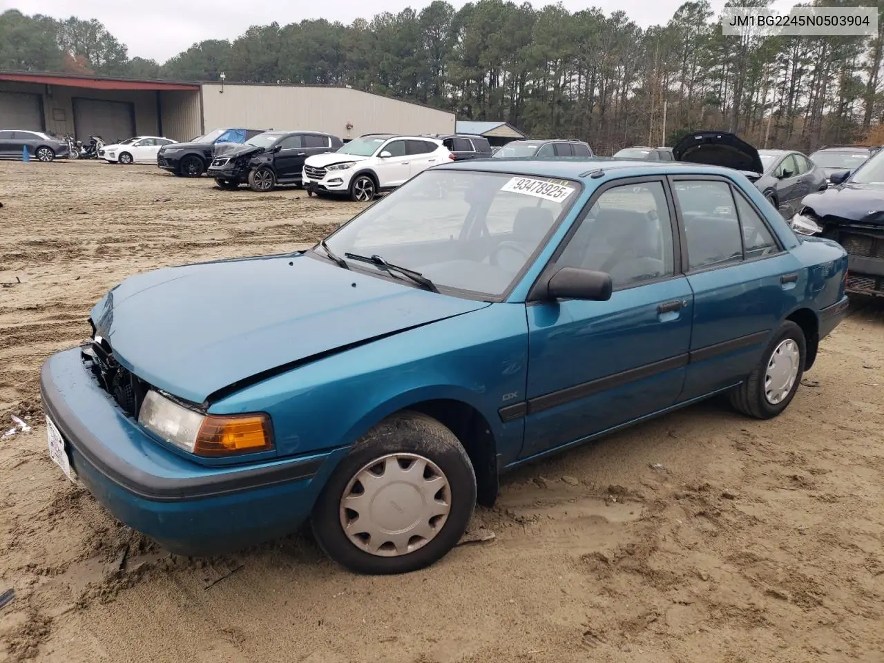 JM1BG2245N0503904 1992 Mazda Protege Dx