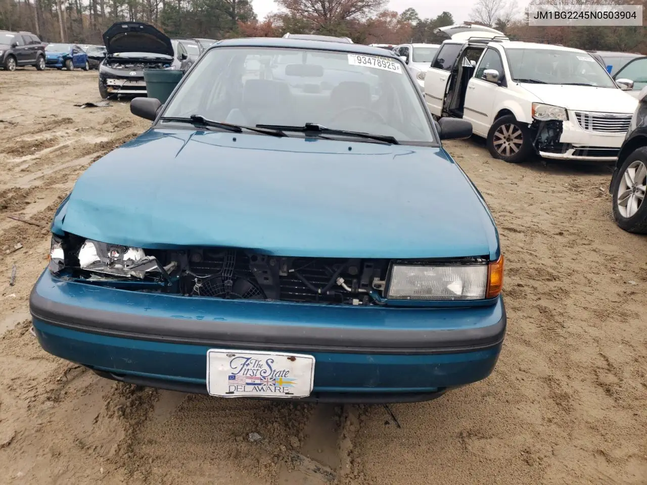 JM1BG2245N0503904 1992 Mazda Protege Dx