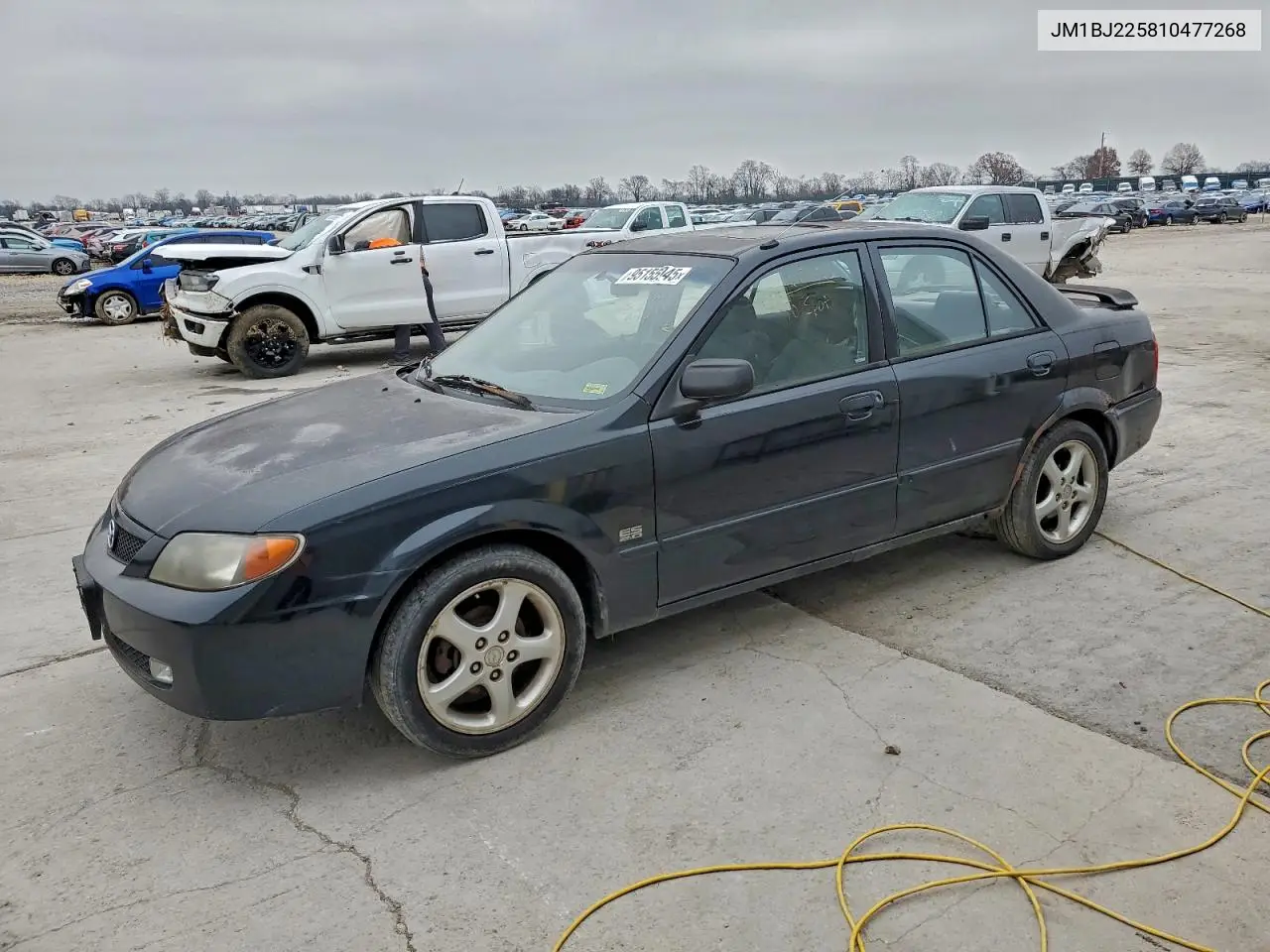JM1BJ225810477268 2001 Mazda Protege Lx