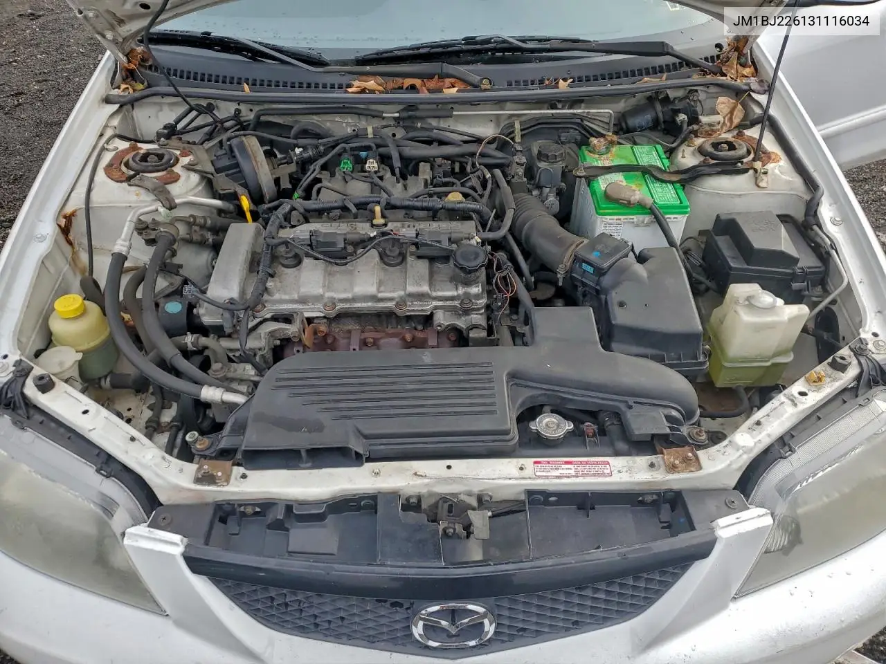 JM1BJ226131116034 2003 Mazda Protege Dx
