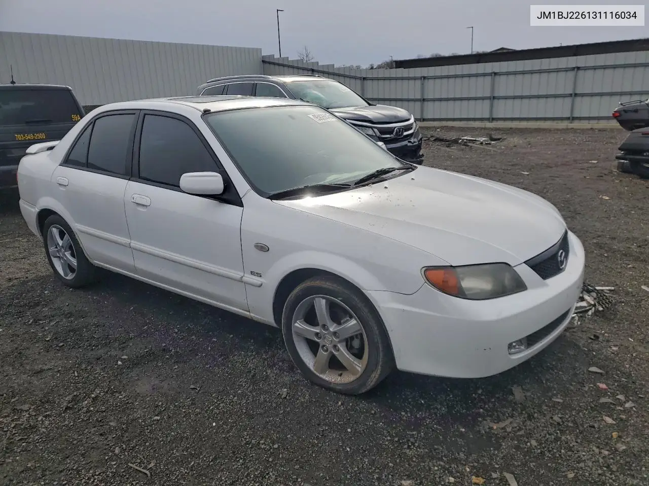 JM1BJ226131116034 2003 Mazda Protege Dx