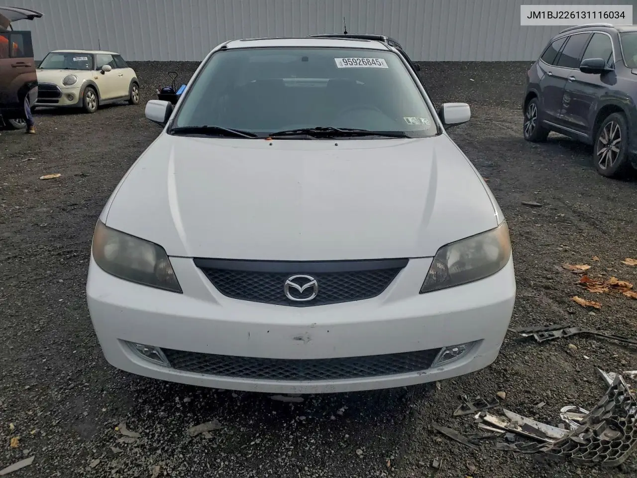 JM1BJ226131116034 2003 Mazda Protege Dx