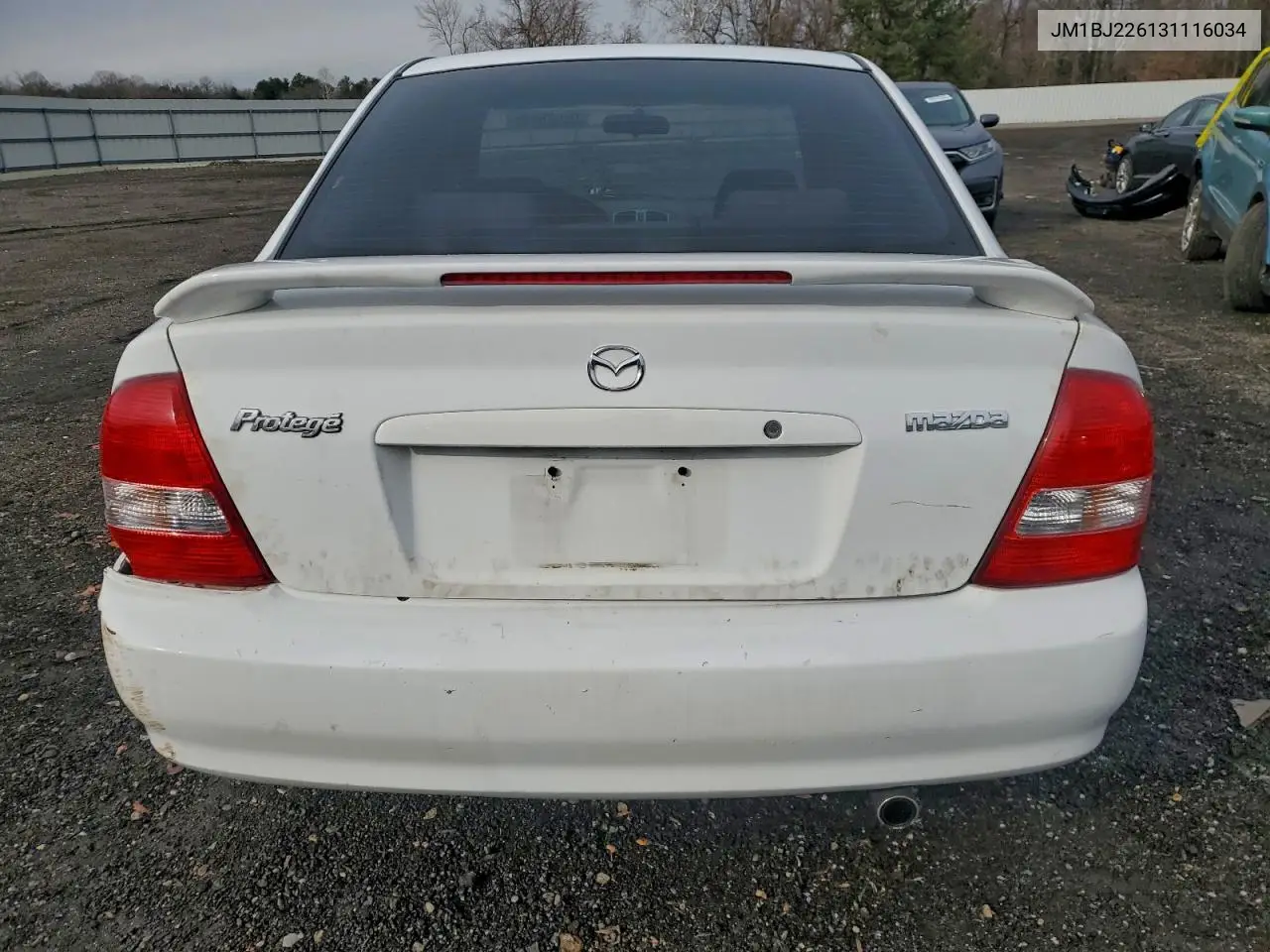 JM1BJ226131116034 2003 Mazda Protege Dx